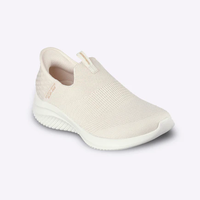 SKECHERS Ultra Flex 3.0 - Cozy Streak סקצ'רס נשים נעלי סליפ אין שמנת