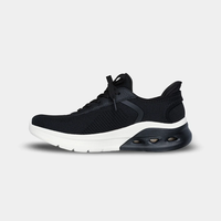 SKECHERS SLIP IN Bobs Arc Waves 2.0 סקצ'רס סליפ אין נשים שחור לבן