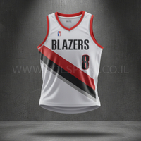 חליפת כדורסל פורטלנד אבדיה - לבן