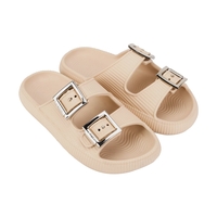 כפכפי גומי נשים LEVEZA ZAXY זקסי - קרם