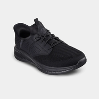SKECHERS Slade Caster SLIP IN סקצ'רס גברים סליפ אין שחור