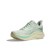 HOKA CLIFTON 10 WIDE הוקה נשים ירקרק