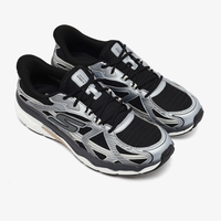 SKECHERS GO RUN SLIP IN JUNIPER סקצ'רס סליפ אין כברים אפור לבן