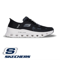 SKECHERS Slip-Ins: Glide-Step סקצ'רס סליפ אין גברים שחור לבן