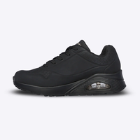 SKECHERS UNO סקצ'רס נשים שחור רחב