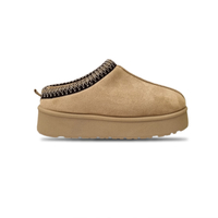 נעל בית פלטפורמה נשים - בז'