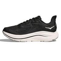HOKA CLIFTON 10 WIDE הוקה נשים שחור לבן