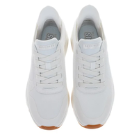 SKECHERS Tres-air UNO SLIP IN סקצ'רס גברים סליפ-אין לבן