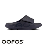 כפכף התאוששות OOFOS OOahh Sport Adjustable גברים שחור
