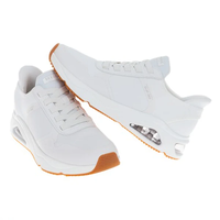 SKECHERS Tres-air UNO SLIP IN סקצ'רס גברים סליפ-אין לבן