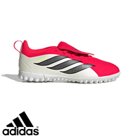 ADIDAS PREDATOR אדידס קטרגל ילדים שרוך גומי אדום לבן