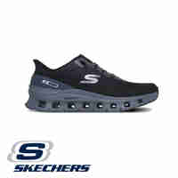 SKECHERS SLIP IN Arch Fit Glide-Step Pro סקצ'רס סליפ אין גברים שחור אפור
