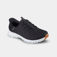 SKECHERS Slip In Glide-Step Tranquility סקצ'רס סליפ אין נשים שחור לבן