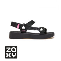 סנדלי גומי נשים ZAXY זקסי שחור ורוד