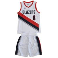 חליפת כדורסל פורטלנד אבדיה - לבן