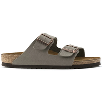 Birkenstock Arizona Birko Flor Nubuck Stone בירקנשטוק אריזונה אבן