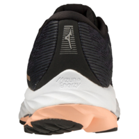 MIZUNO WAVE RIDER 26 D מיזונו נשים רחב שחור לבן כתום