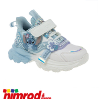 נעלי ספורט תאורה סטיץ' תכלת ורוד דיסני נמרוד