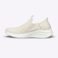 SKECHERS Ultra Flex 3.0 - Cozy Streak סקצ'רס נשים נעלי סליפ אין שמנת