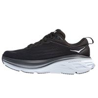 HOKA Bondi 8 WIDE נשים שחור לבן