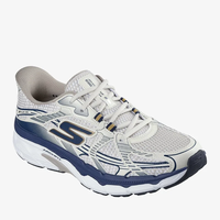 SKECHERS GO RUN SLIP IN JUNIPER סקצ'רס סליפ אין כברים אפור לבן