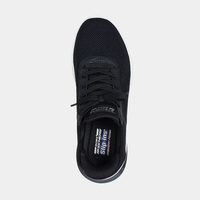 SKECHERS SLIP IN Bobs Arc Waves 2.0 סקצ'רס סליפ אין נשים שחור לבן