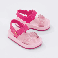 סנדלי גומי לתינוקות ZAXY ורוד לבבות