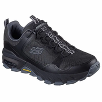 SKECHERS MAX PROTECT סקצ'רס שחור אפור שרוך גומי