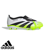 ADIDAS Predator League Fold-Over Tongue אדידס כדורגל ילדים לבן ירוק