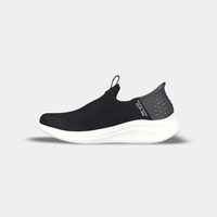 SKECHERS Slip in Ultra Flex 3.0 - Cozy Streak סקצ'רס נשים נעלי סליפ אין שחור לבן