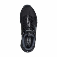SKECHERS MAX PROTECT סקצ'רס שחור אפור שרוך גומי