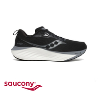 SAUCONY TRIUMPH 22 WIDE סאקוני גברים שחור לבן