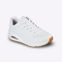 SKECHERS UNO סקצ'רס נשים לבן סוליית דבש