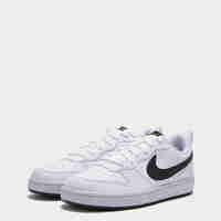 NIKE COURT BOROUGH LOW נייקי נוער/נשים לבן שחור