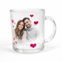 ספל שקוף בעיצוב אישי