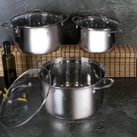 סט 3 סירים איכותיים BH-6662 Silver