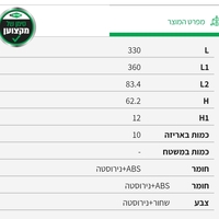 תעלת ניקוז למקלחון 33 או 70 ס