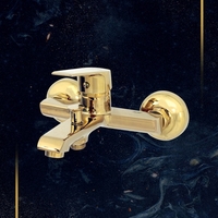 ברז סוללה לאמביה בצבע זהב דגם STILLA GOLD
