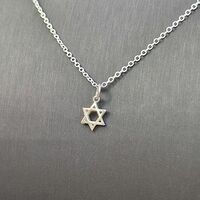 שרשרת מגן דוד קטנה - כסף 925
