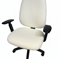 כיסא משרדי Rio Pro לבן מבד בוקלה