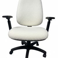 כיסא משרדי Rio Pro לבן מבד בוקלה