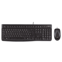 סט מקלדת עברית ועכבר חוטיים Logitech MK120