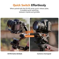 מונופוד + ראש אלומיניום  COMAN DX327AQ6