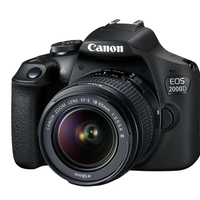 מצלמה Dslr (רפלקס) קנון Canon Eos 2000d + 18-55 Dc - קיט