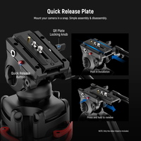 חצובה לוידאו + ראש  TP37 NEEWER