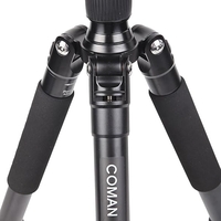 COMAN TM286CC1 חצובה וידאו מקצועית מסיבי פחמן