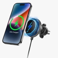 תושבת למזגן MIRACASE MAGSAFE MAGNETIC WIRELESS CHARGING