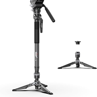 מונופוד עם ראש COMAN M1S+V5 CARBON