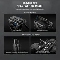 מונופוד+ראש  מיקצועי GM76 NEEWER