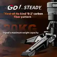 מונופוד עם ראש COMAN M1S+V5 CARBON